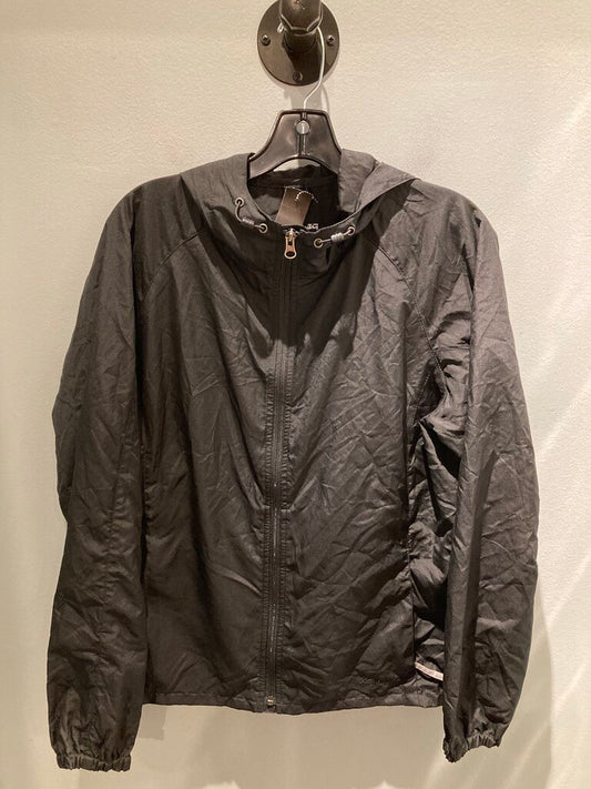 Eddie Bauer Windbreaker Jacket, Black, Men's L