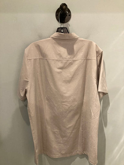 Vuori SS Button Up Shirt, Gray, Men's XL