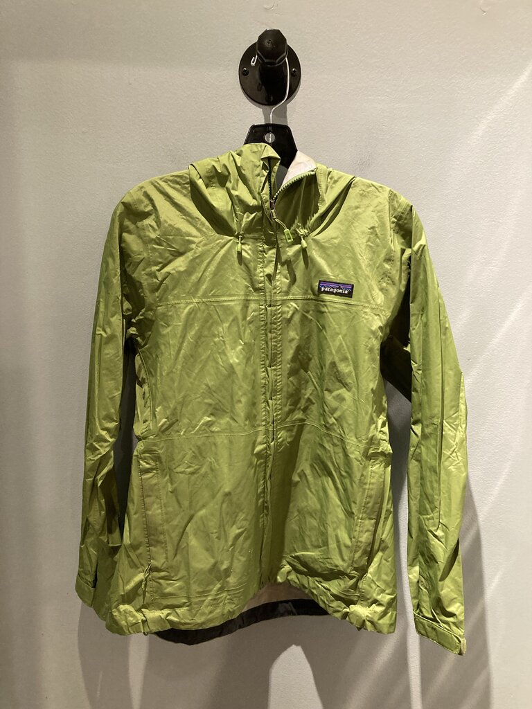 (Stain) Patagonia Rain Jacket, Green, Women's S