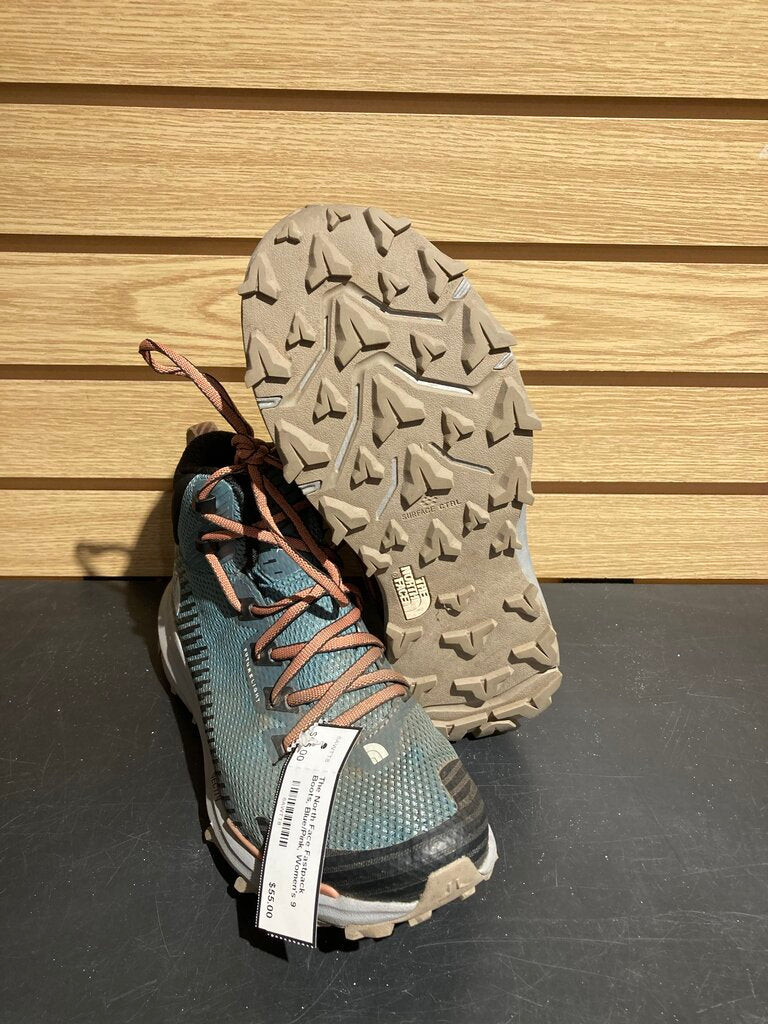 The North Face Fastpack Boots, Blue/Pink, Women's 9