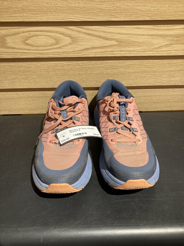 Skechers AT Shoes, Pink/Blue, Women's 9