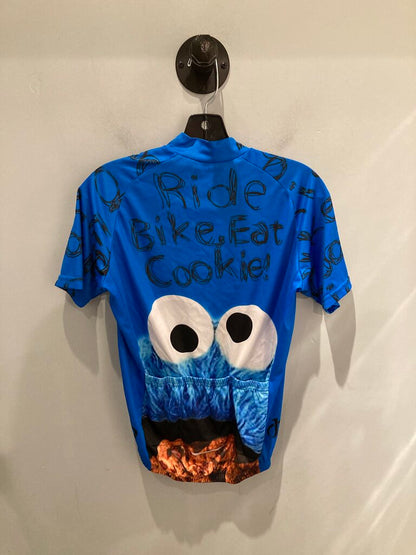 Cookie Monster Full Zip Jersey, Blue, Men's M