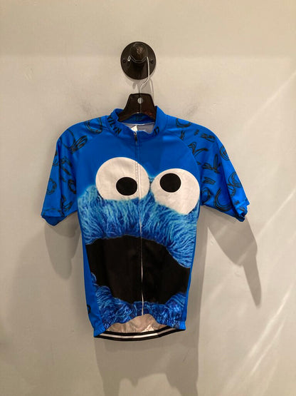 Cookie Monster Full Zip Jersey, Blue, Men's M