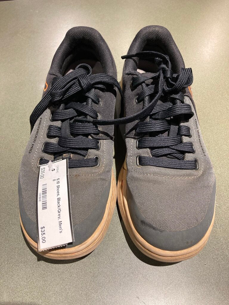5.10 Shoes, Black/Grey, Men's 8