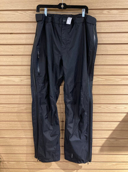 Outdoor Research Rain Pants, Black, Men's XL