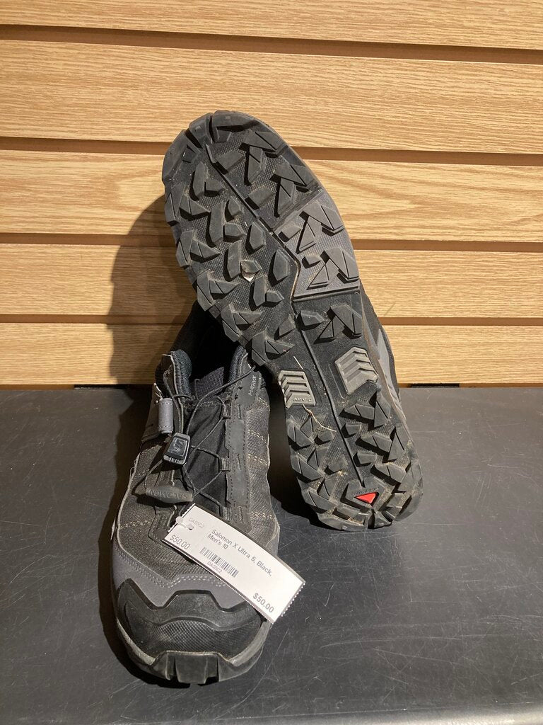 Salomon X Ultra 5, Black, Men's 10