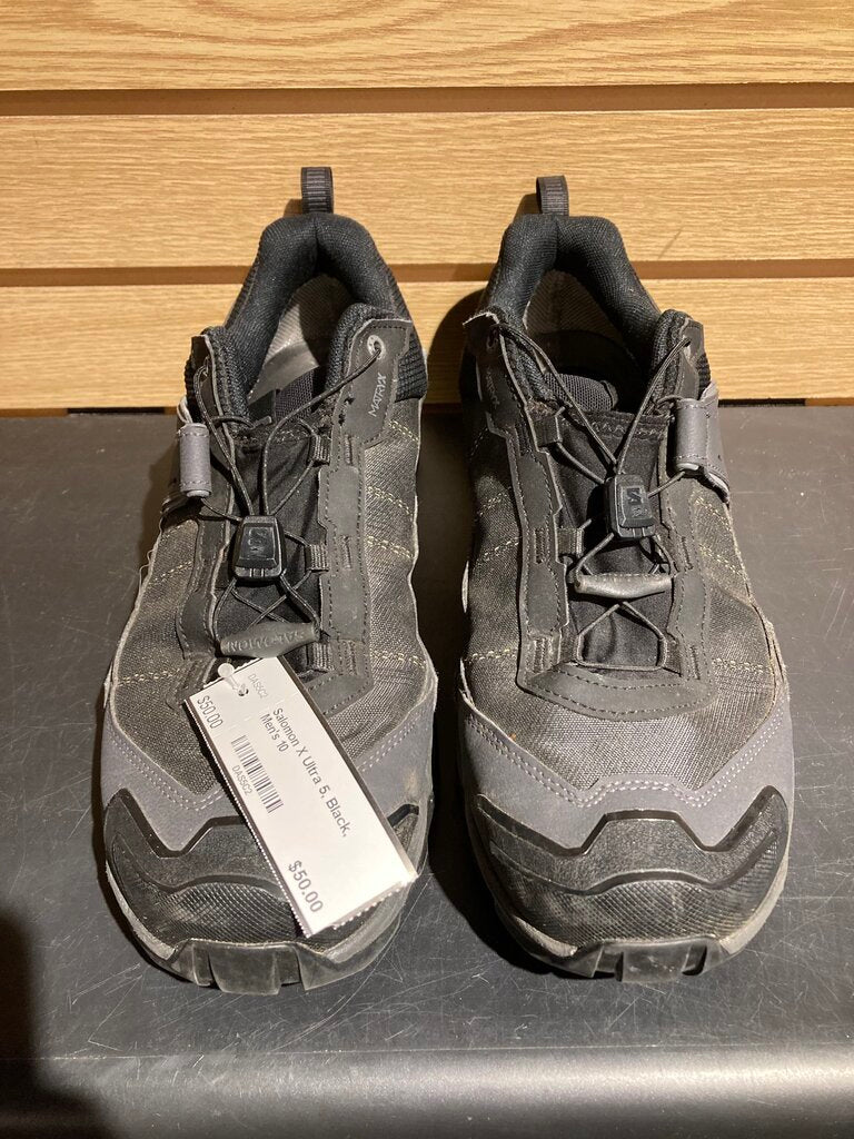Salomon X Ultra 5, Black, Men's 10