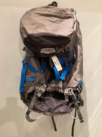 Magellan Outdoors Hydration Pack w/ Bladder, Grey/Blue, 40L?