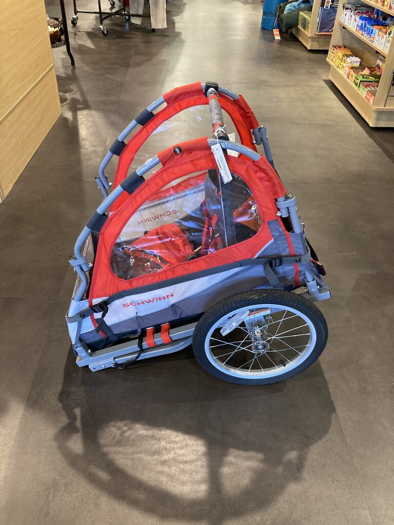 Schwinn Trailblazer Plus Single Seat Bicycle Trailer, Red