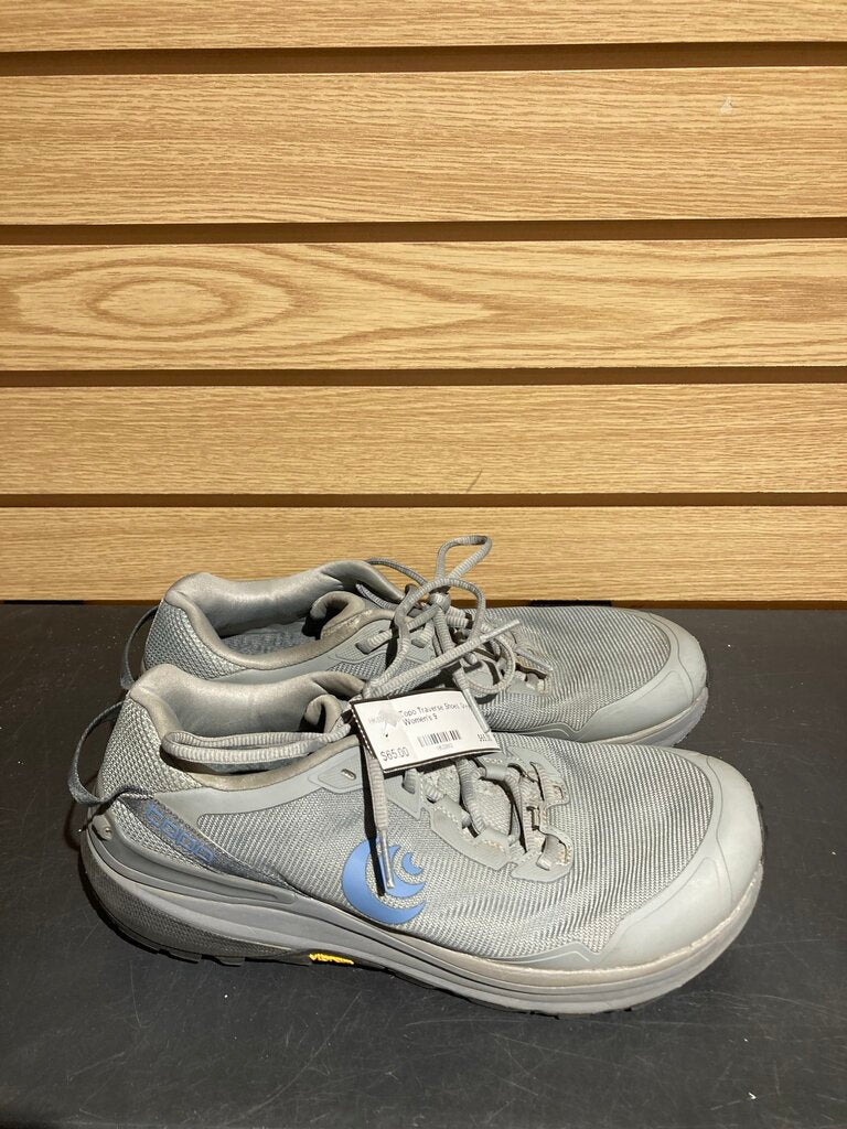 Topo Traverse Shoes, Grey, Women's 9