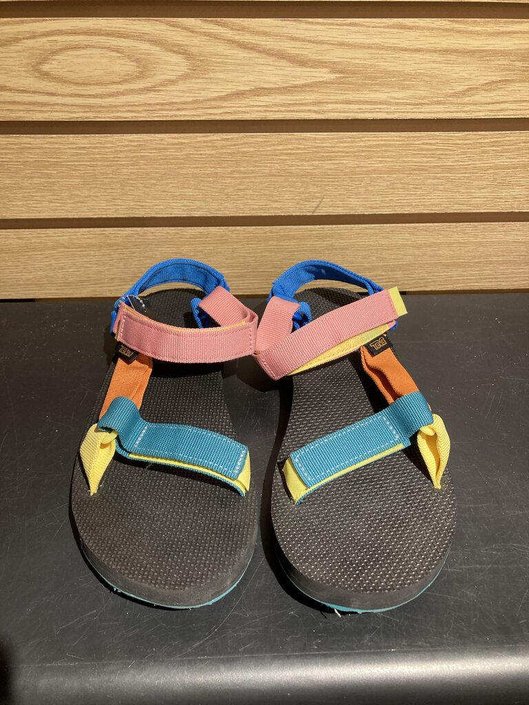 Teva Classic Sandal, Black/Color Block, Women's 10