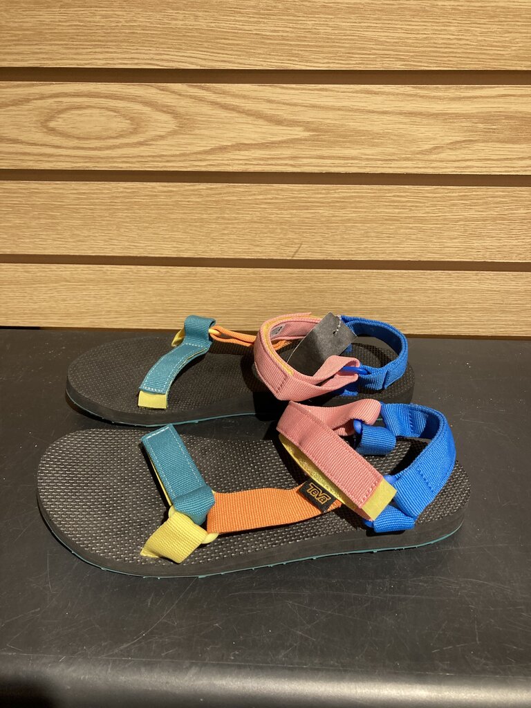 Teva Classic Sandal, Black/Color Block, Women's 10