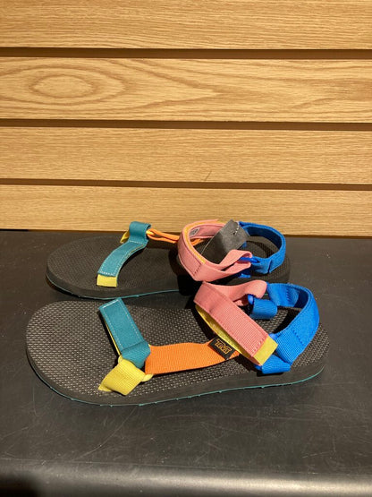 Teva Classic Sandal, Black/Color Block, Women's 10