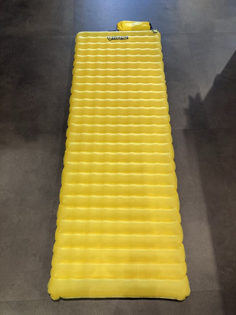 NEMO Tensor Sleeping Pad, Yellow, Reg/Wide