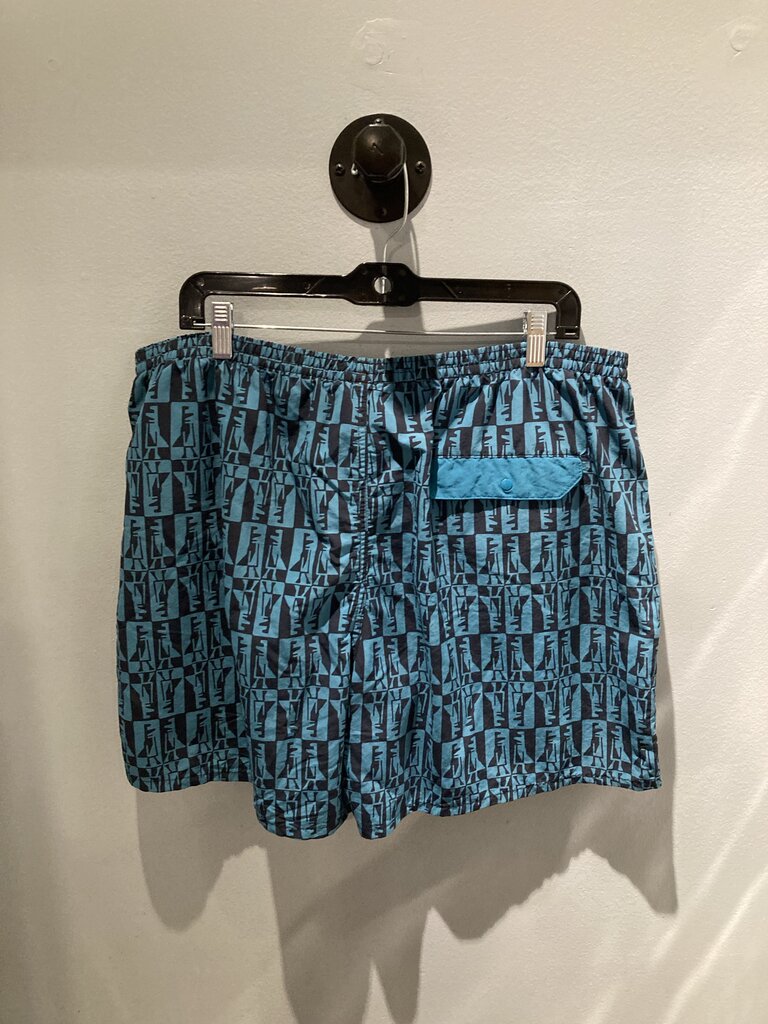 Patagonia Trunks, Teal Pattern, Men's XL