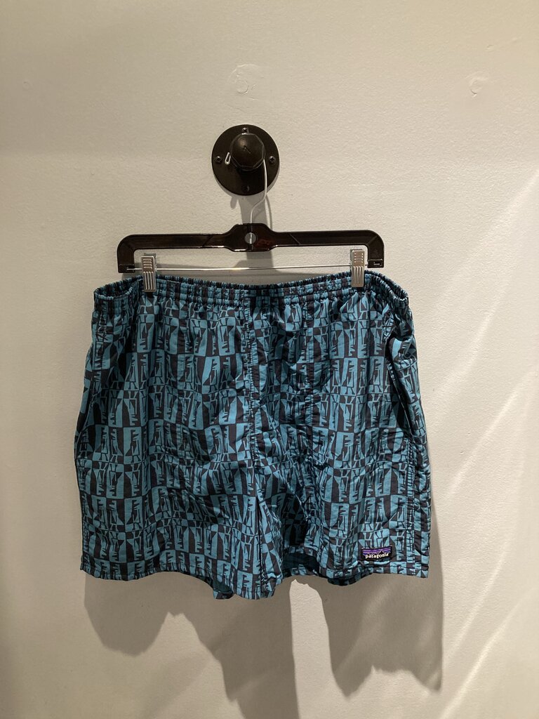 Patagonia Trunks, Teal Pattern, Men's XL