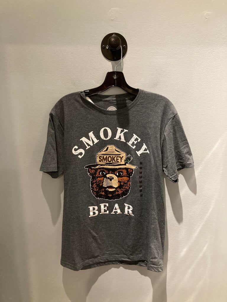 Smokey The Bear SS Crew, Grey, Men's M