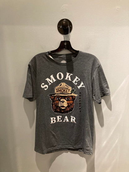 Smokey The Bear SS Crew, Grey, Men's M