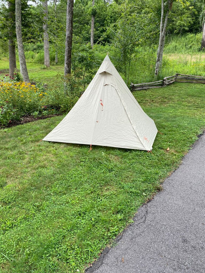 Big Agnes Gold Camp 3 Tent W/Mesh Inner, Grey/Orange (SAMPLE)