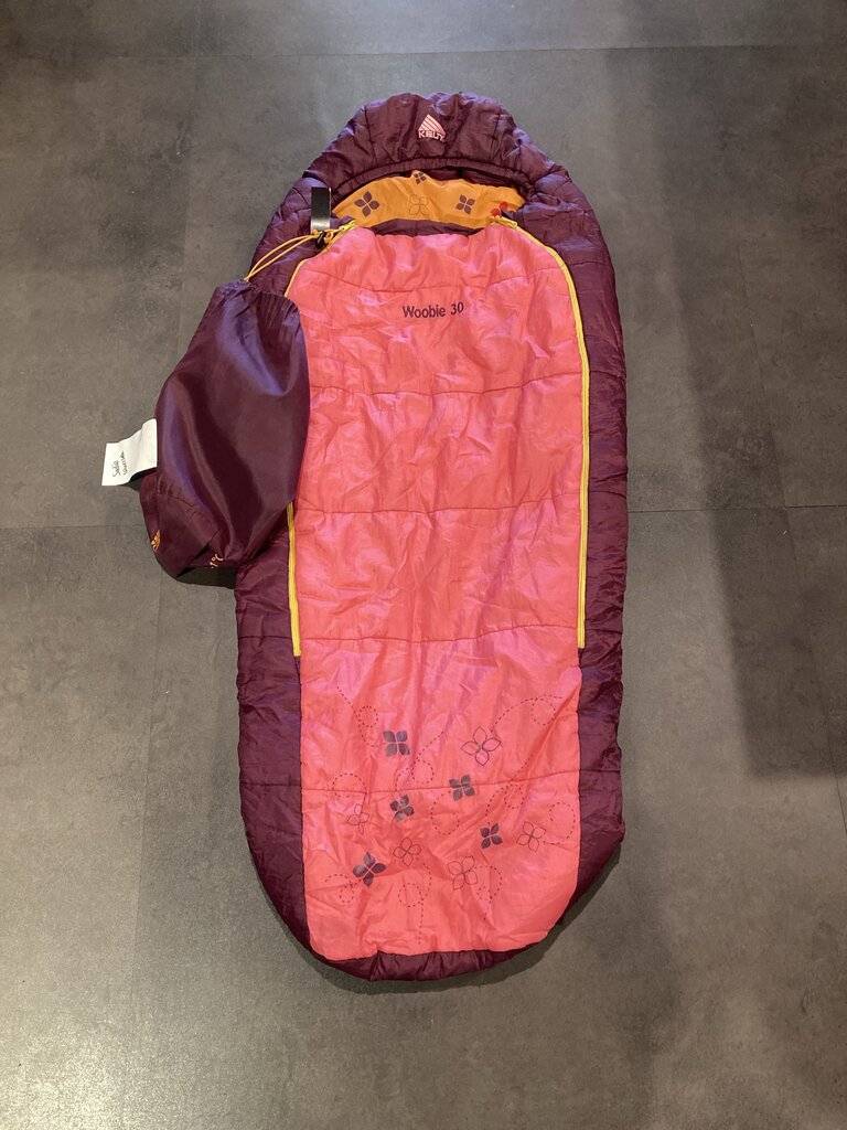 Kelty Woobie Youth Sleeping Bag, Maroon, 30deg