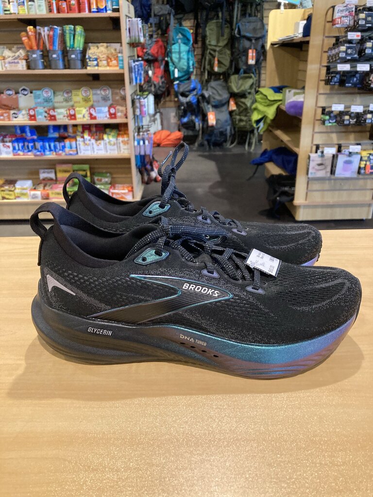 Brooks Glycerin 22, Black/Teal, Men's 9.5