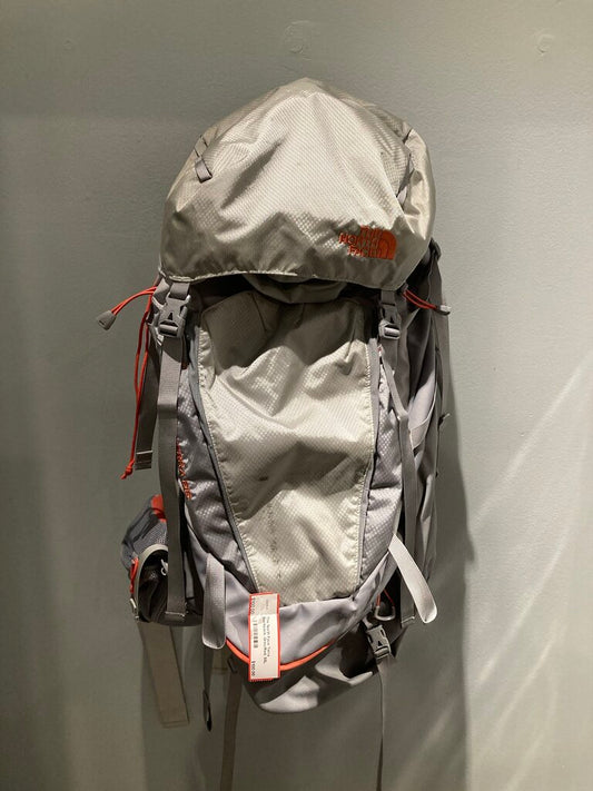 The North Face Terra Backpack, Grey/Red, 55L