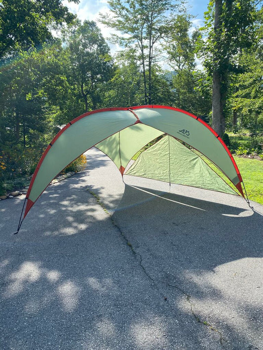 Alps Mountaineering Tri-Awning, Green/Orange
