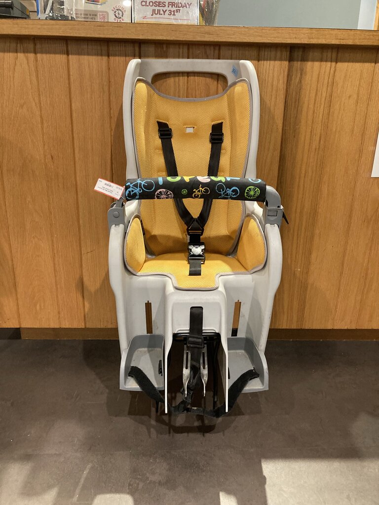 Topeak Bike Kid Carrier w/ Rack, Grey/Yellow