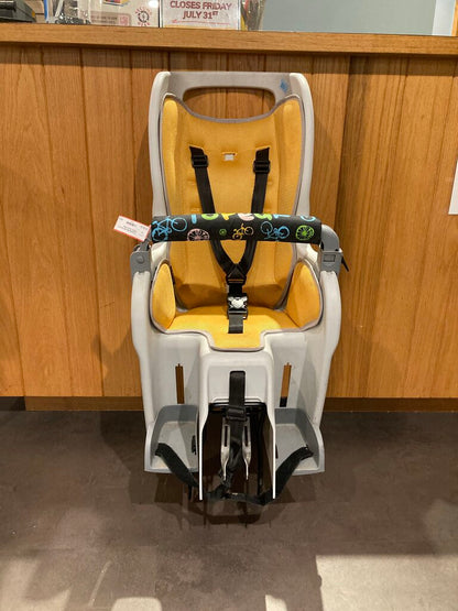 Topeak Bike Kid Carrier w/ Rack, Grey/Yellow