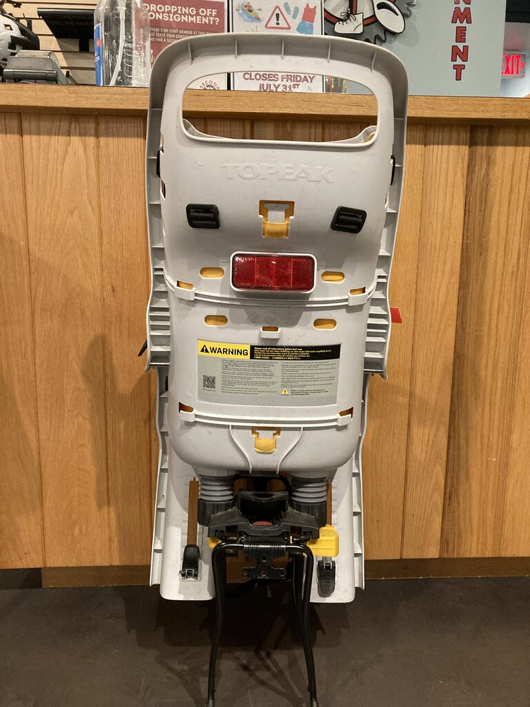 Topeak Bike Kid Carrier w/ Rack, Grey/Yellow