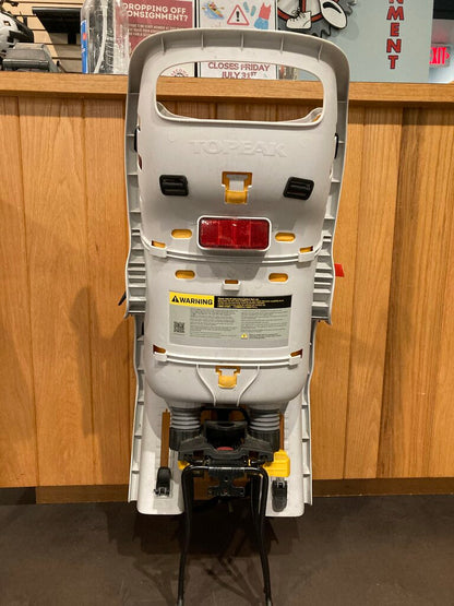 Topeak Bike Kid Carrier w/ Rack, Grey/Yellow
