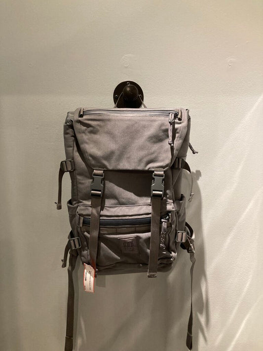 Topo Designs Backpack, Grey/Blue