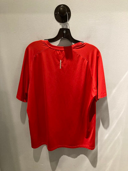 REI SS Shirt, Solid Red, Men's L