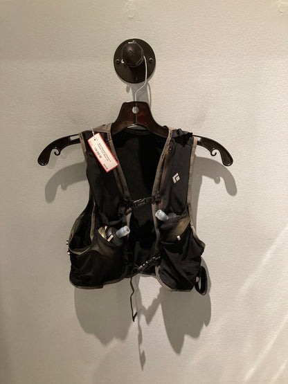 Black Diamond Distance 4 Running Vest, Black (w/ Bottles)