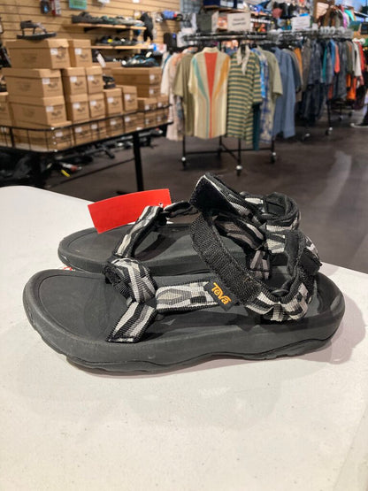 Teva Hurricane Sandals, Black/Gray, Kid's 2