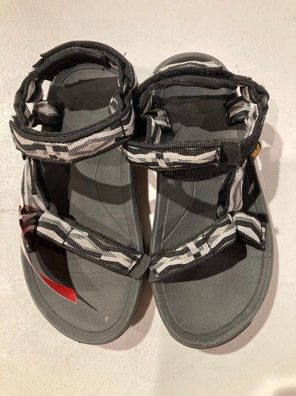 Teva Hurricane Sandals, Black/Gray, Kid's 2