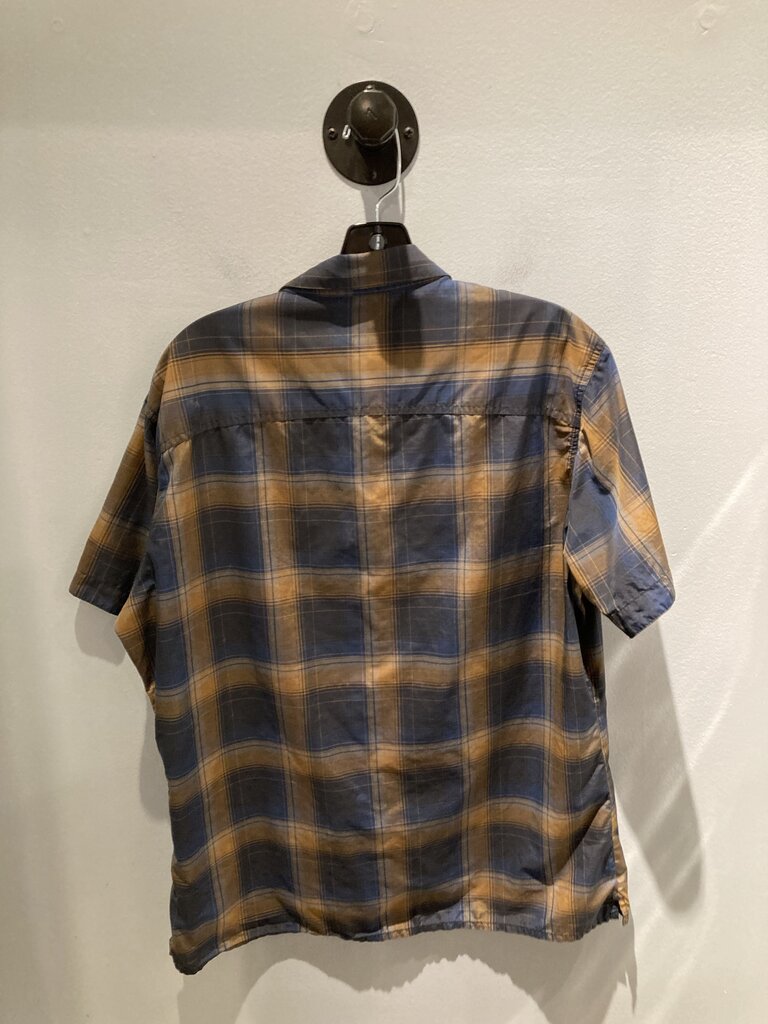 Kuhl SS Button Up, Gold/Navy, Men's L