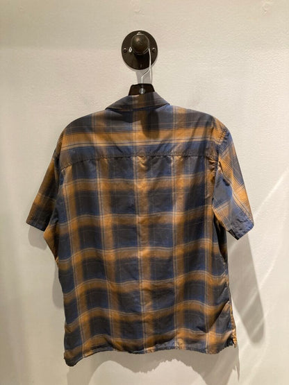 Kuhl SS Button Up, Gold/Navy, Men's L