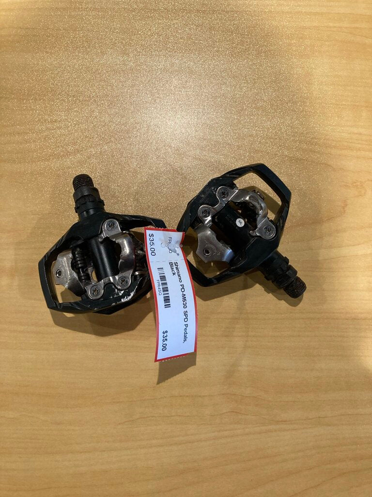 Shimano PD-M530 SPD Pedals, Black