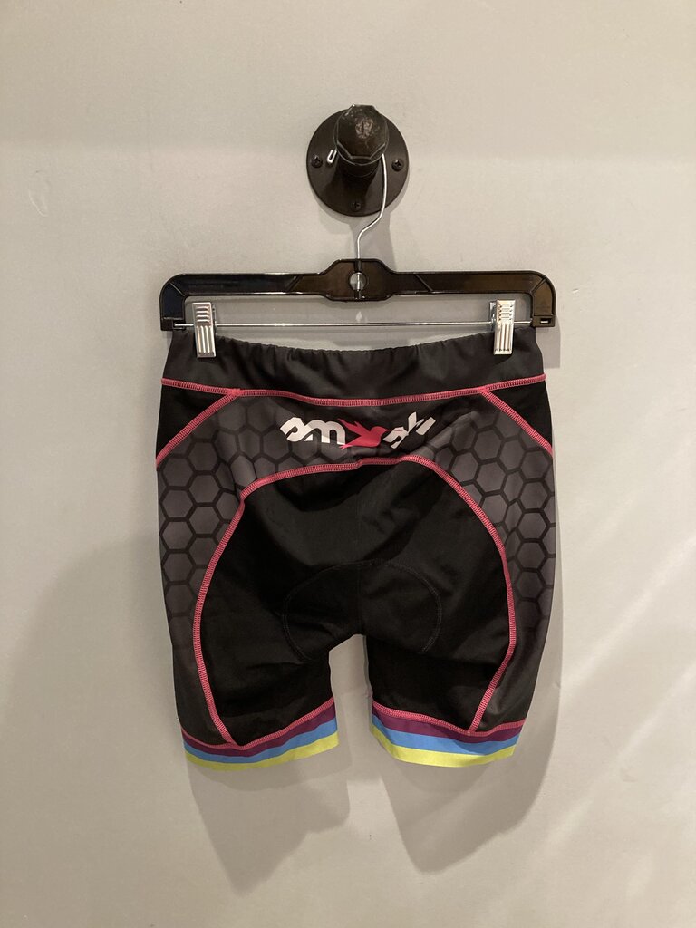 Smash Cycling Shorts, Black/Pink, Women's L