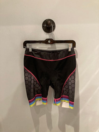 Smash Cycling Shorts, Black/Pink, Women's L