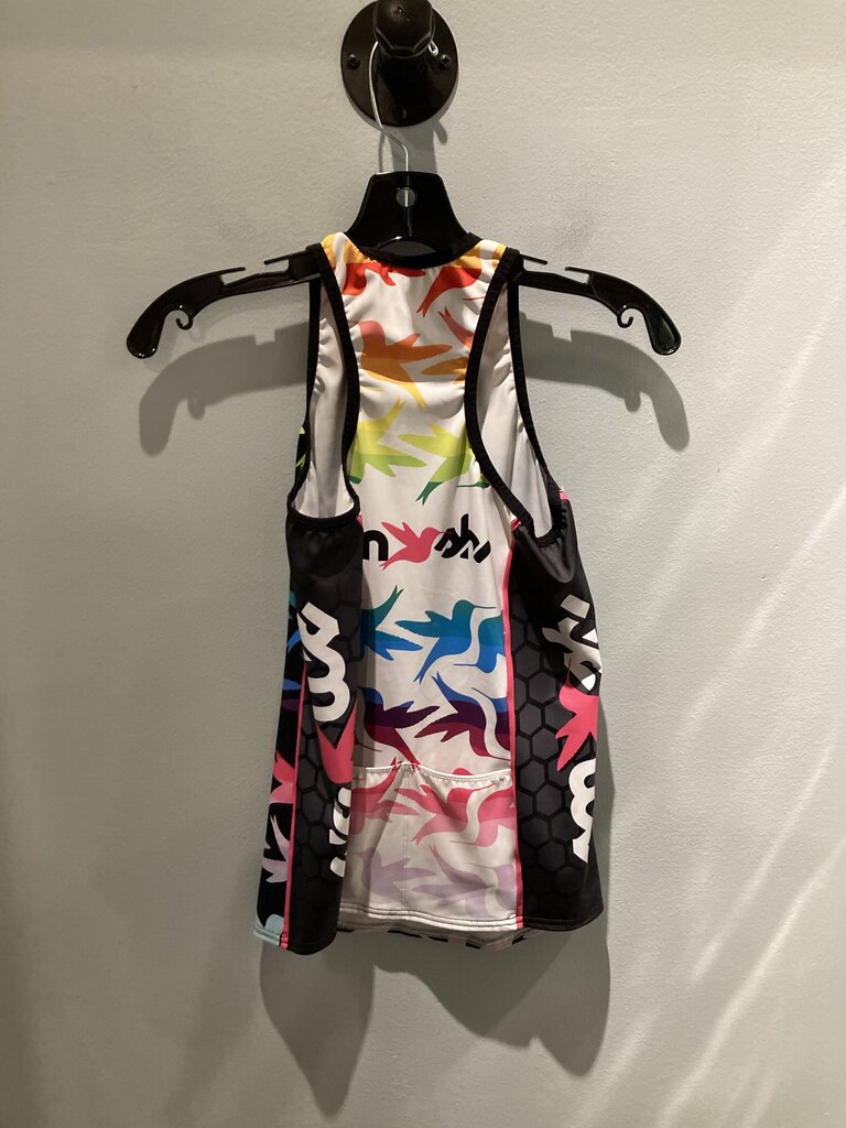 Samsh 1/4 Zip SL Bike Jersey, Black/Pink, Women's L