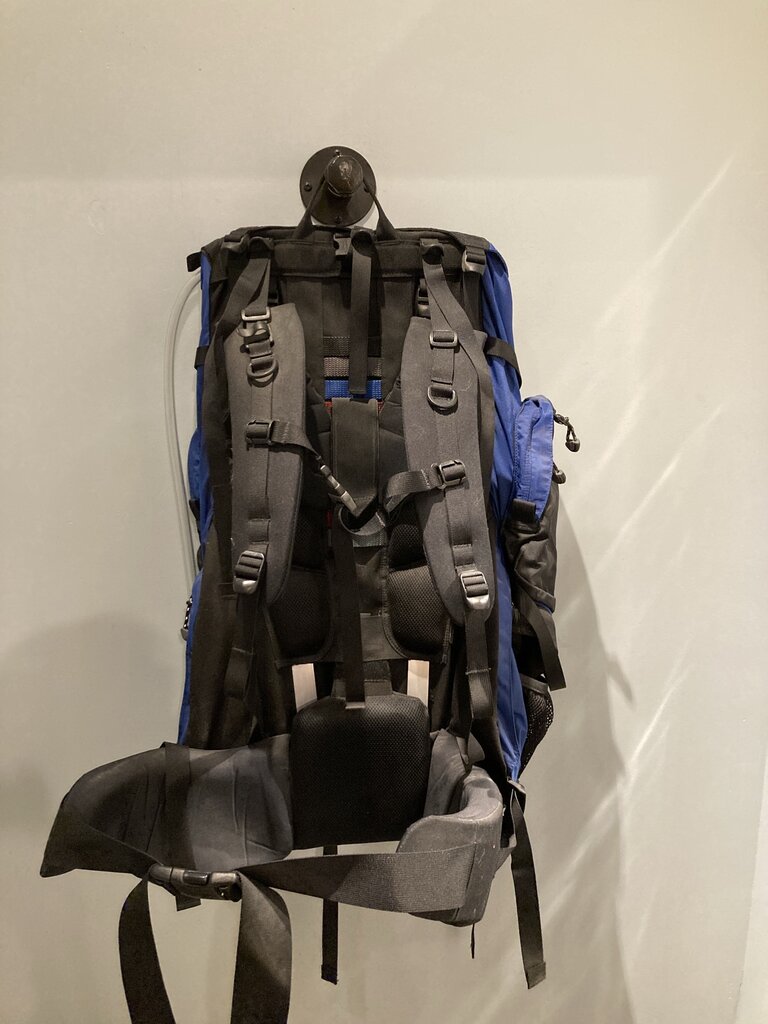 LL Bean Backpack w/ Bladder, Blue, 60L?