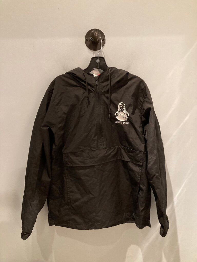 Al Dente 1/4 Zip Wind Jacket, Black, Men's L