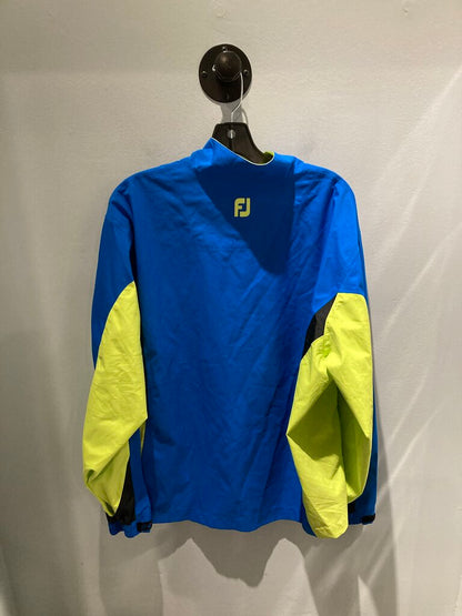 Dry Joys Rain Jacket, Blue/Green, Men's L