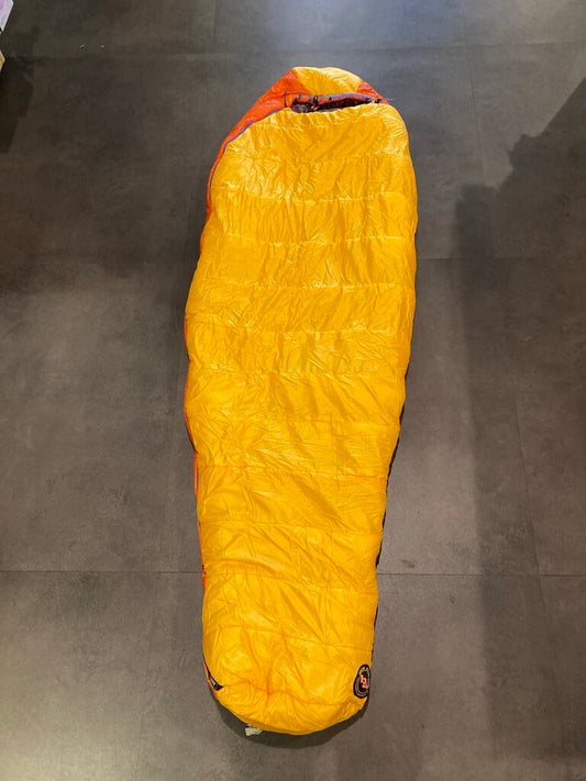 Big Agnes Anthracite Sleeping Bag, Orange/Grey, Women's Long 20 Degree