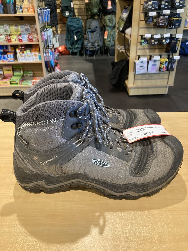 Keen WP Hiking Boots, Grey, Women's 11