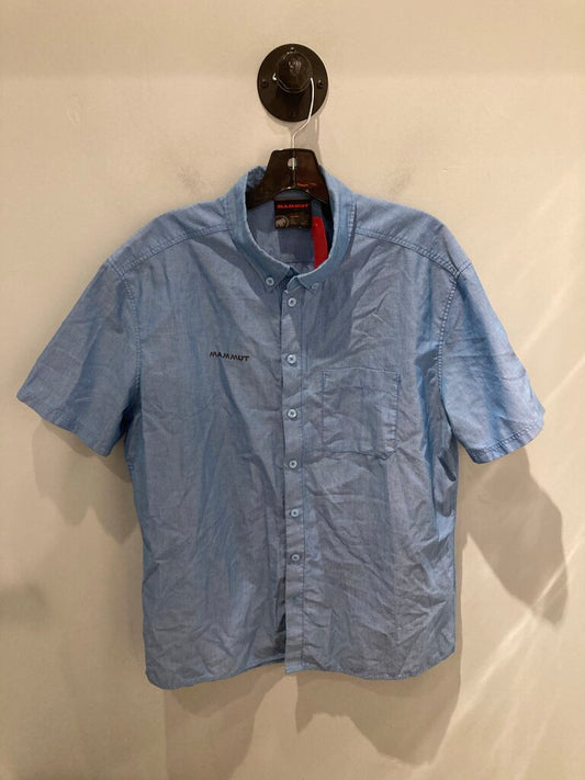 Mammut SS Button Up, Blue, Men's XL