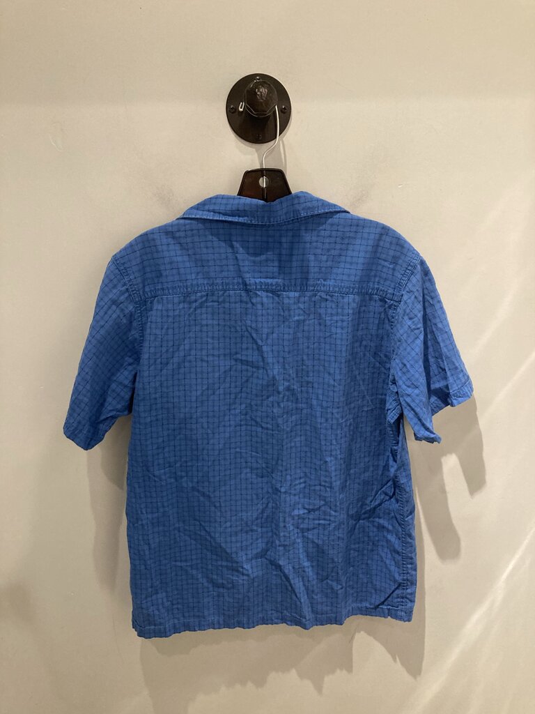 Mountain Hardwear SS Button Up, Blue/Black, Men's M