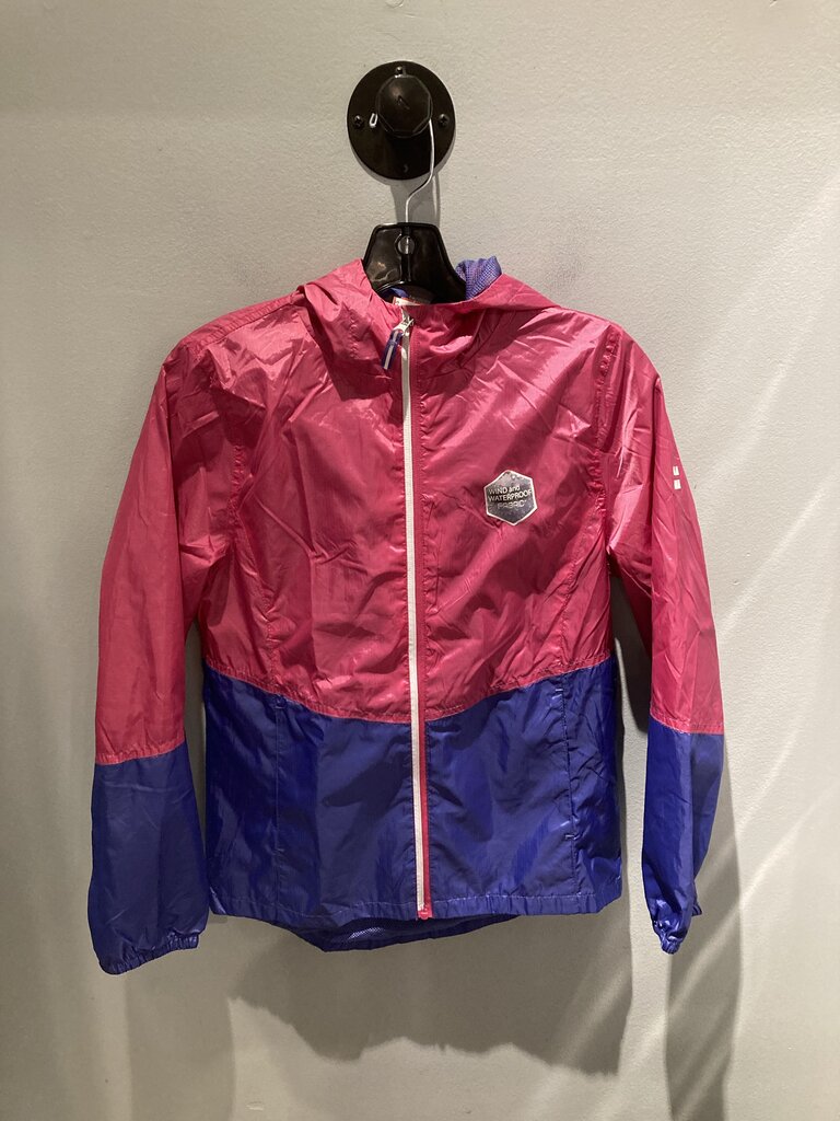 Swiss Alps Rain Jacket, Pink/Blue, Kid's L